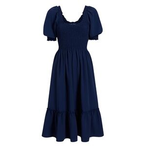 Hill House Home The Louisa Nap Dress in Navy Size‎ Small
